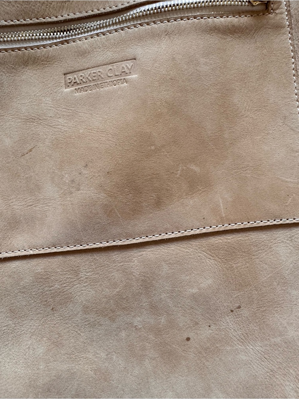 Parker Clay Miramar Leather Backpack - Sand - Picture 6 of 11